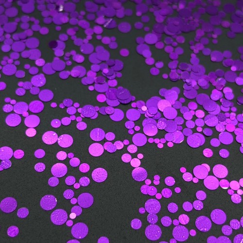 Конфети едноцветни кръгчета Purplle