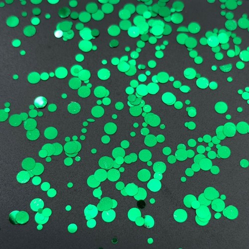 Конфети едноцветни кръгчета Green