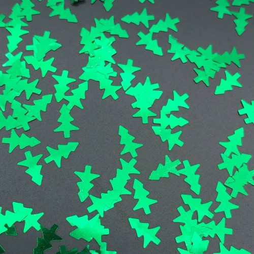 Конфети зелени елхички