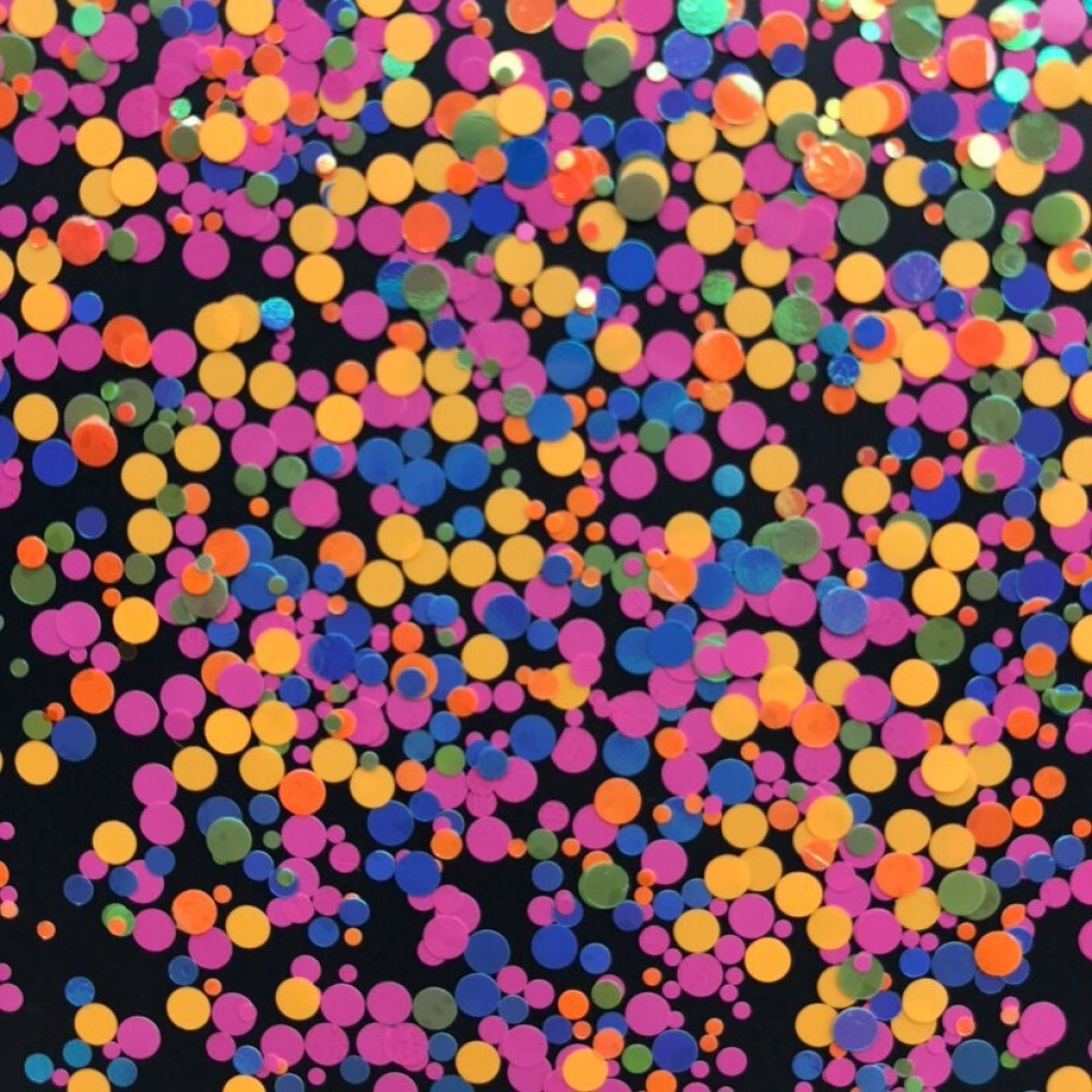 Конфети неонови кръгчета