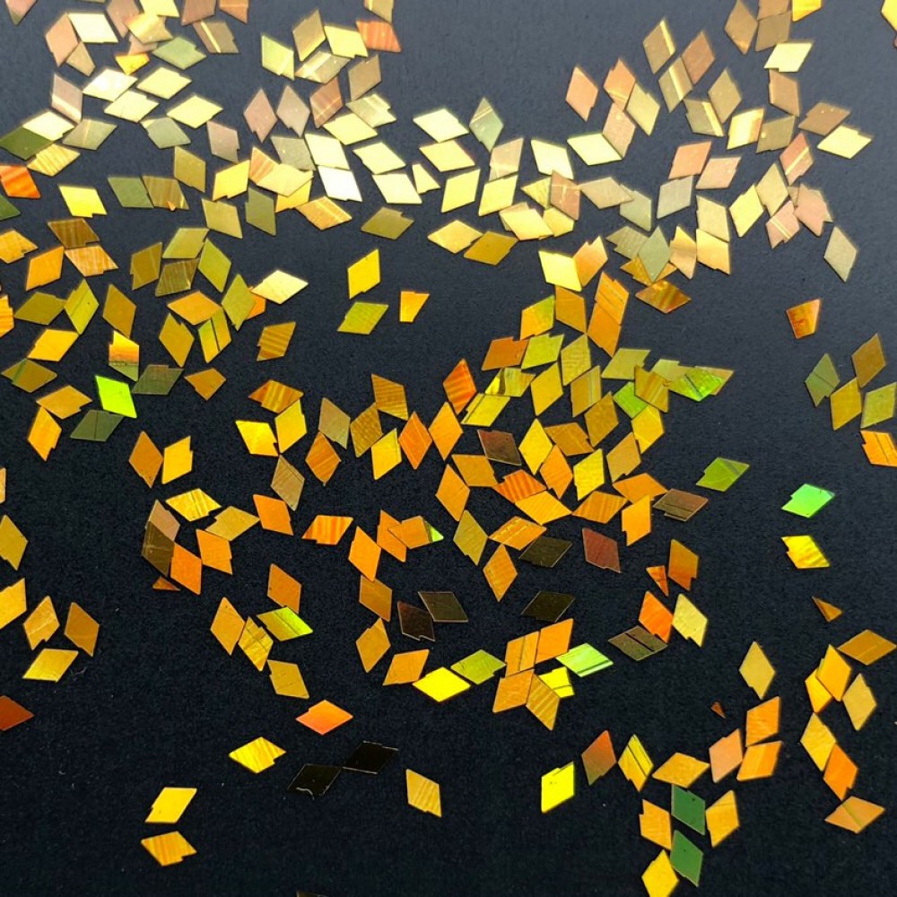 Конфети 09 златен ромб