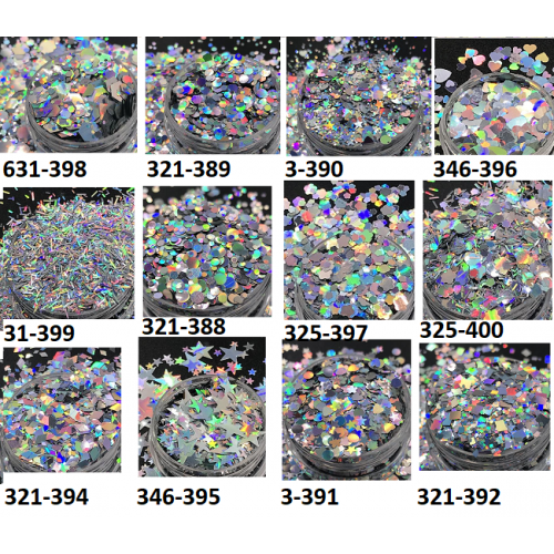 Конфети 12 бр с различен цвят TCT-079