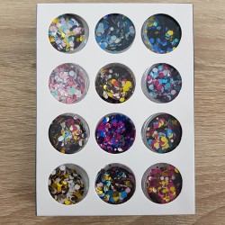 Комплект конфети 12 броя