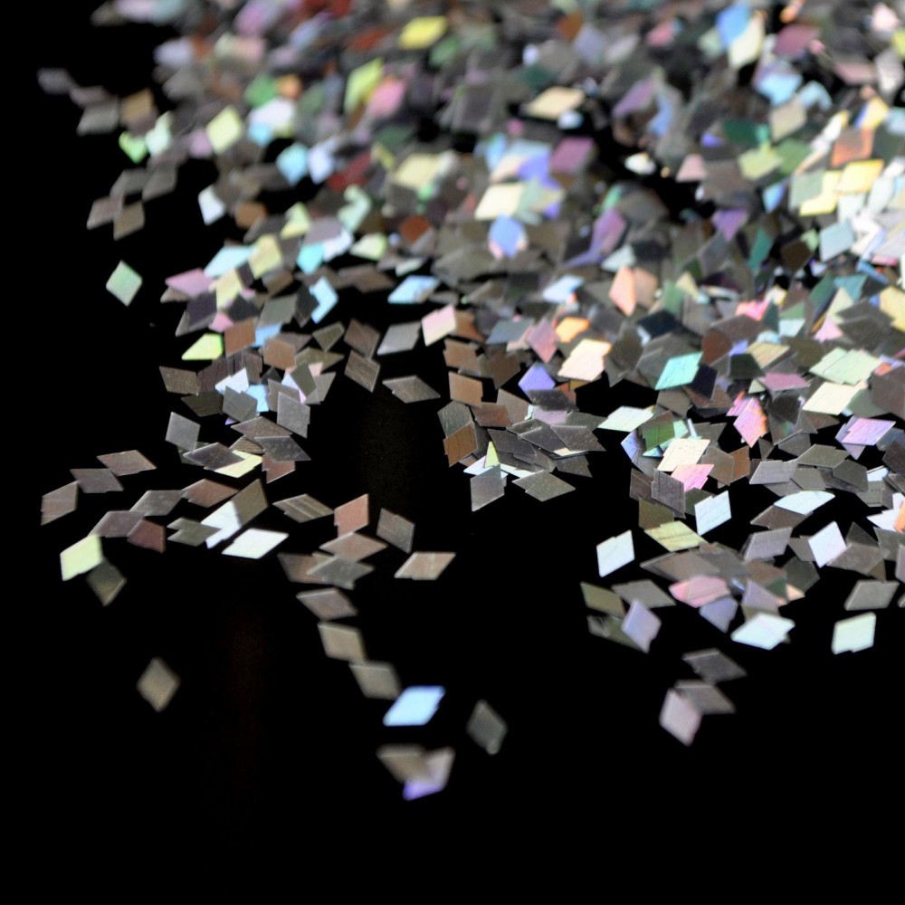 Конфети 10 сребърен ромб Конфети 10 сребърен ромб