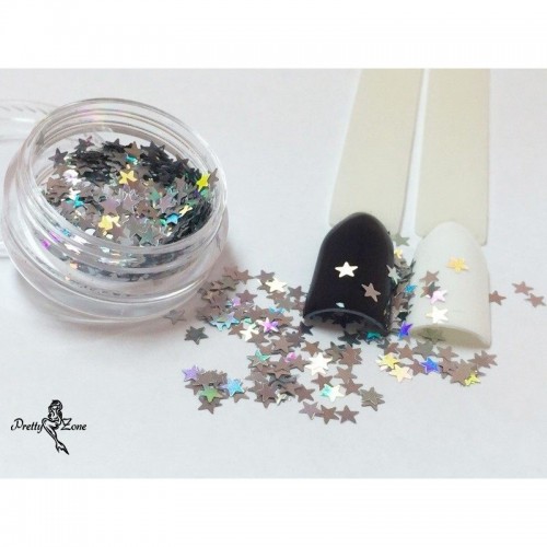 Конфети Сребърни Звезди