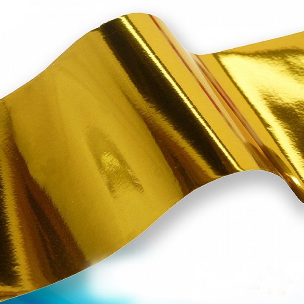 Фолио за декорация злато 1м.