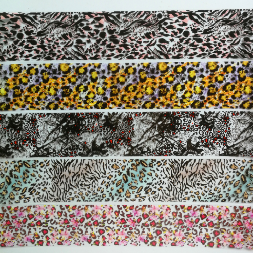 Сет 10 броя леопардово фолио