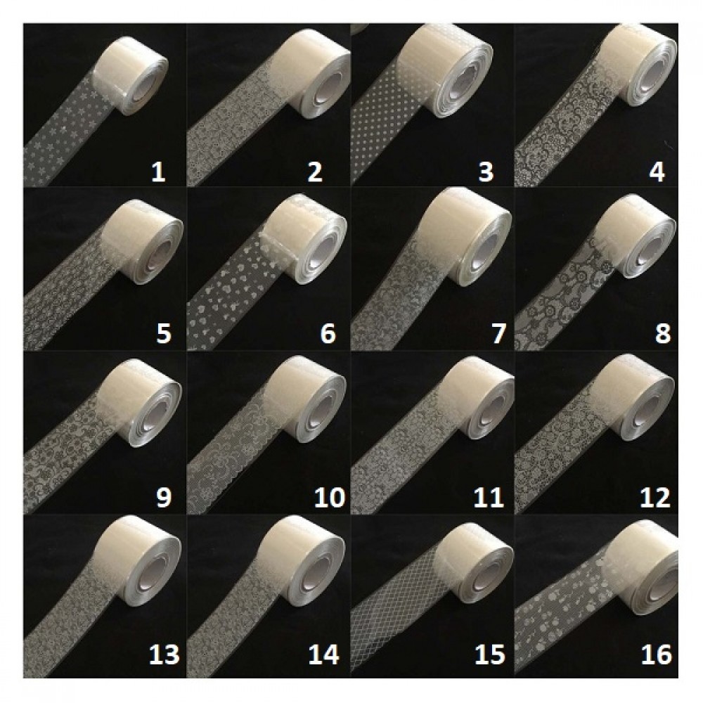 Фолио за декорация бяла дантела
