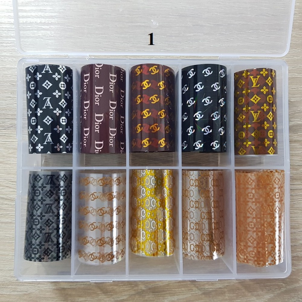 Лого фолио сет 10 бр. Луксозни марки Лого фолио сет 10 бр. Луксозни марки