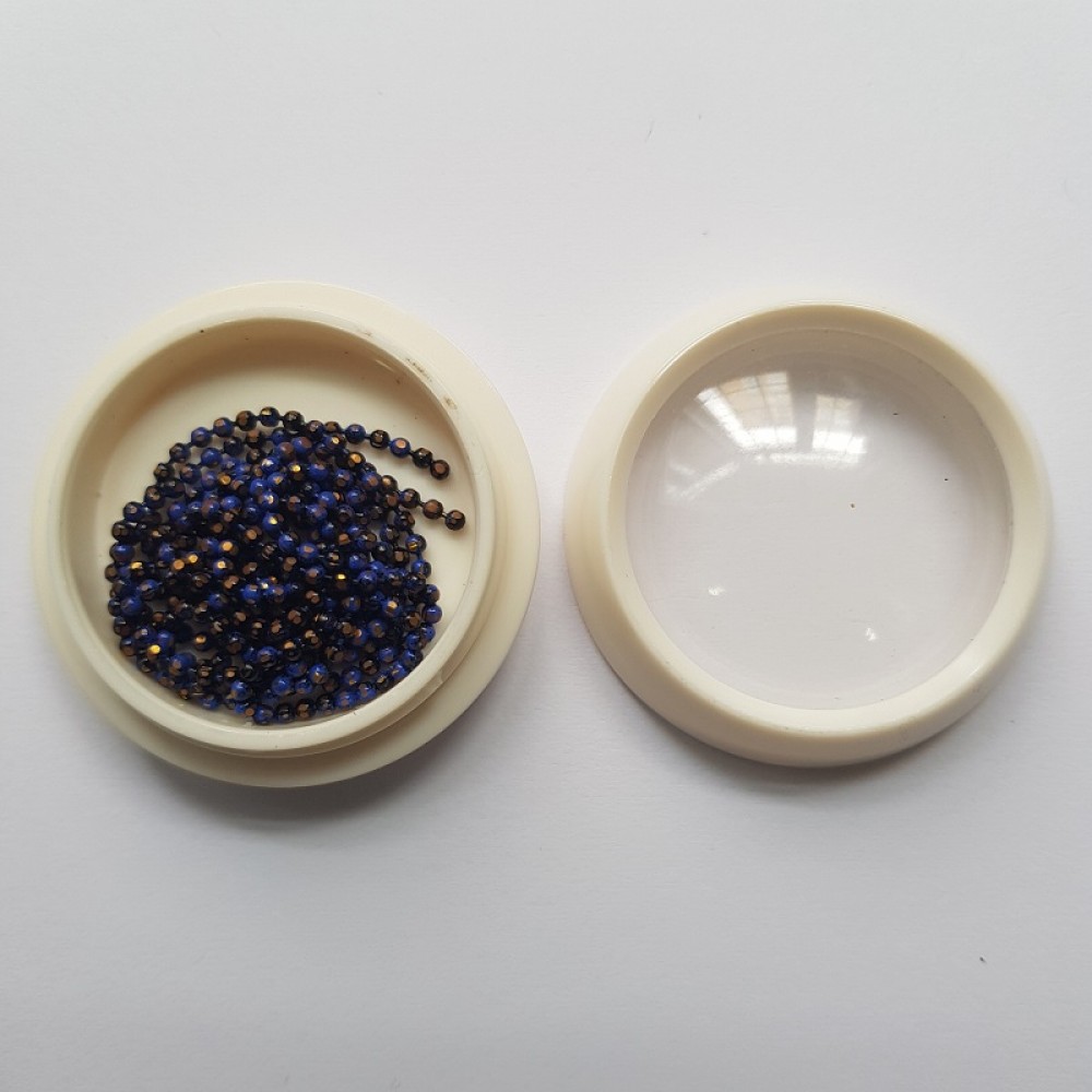 Декорация - кръгла кутийка верижка за декорация