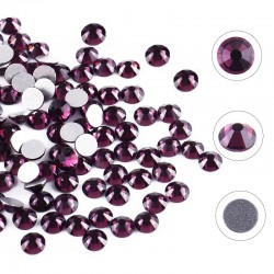 Кристали цвят Патладжан - Микс размери 1440бр AB06-foto2