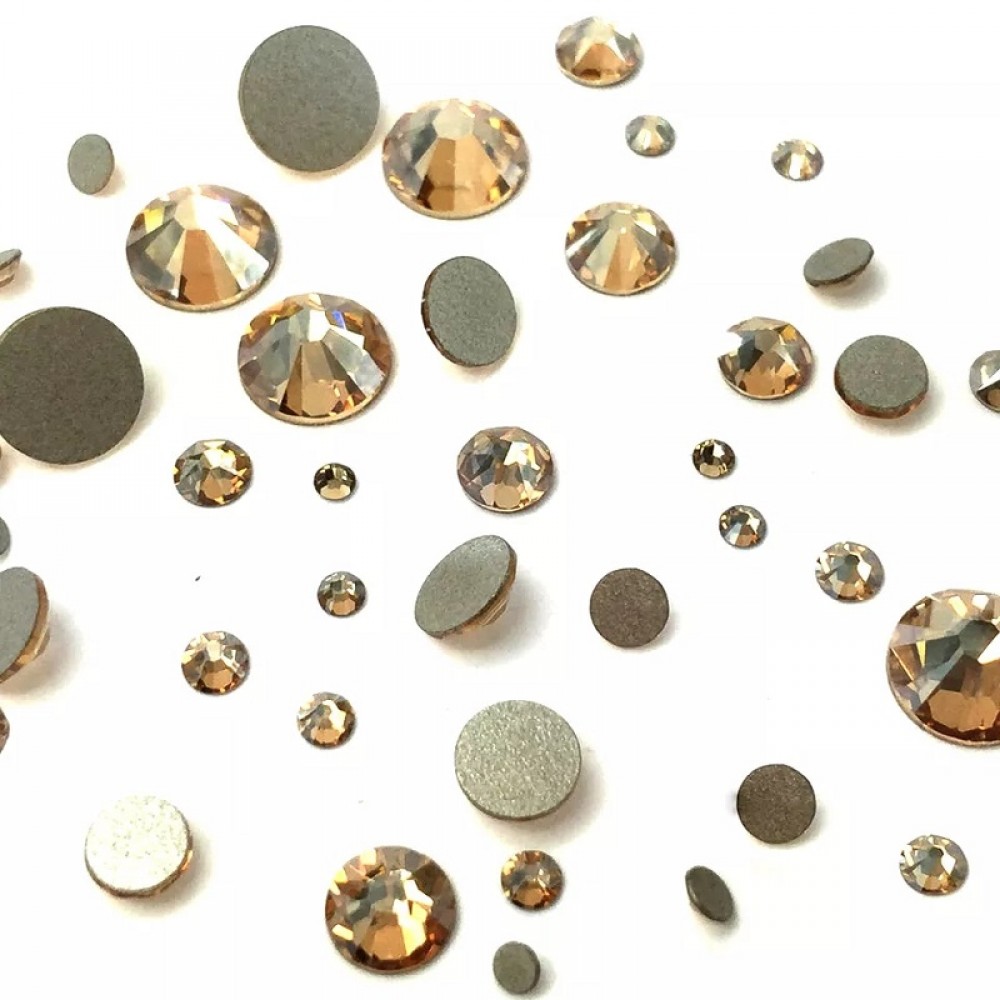 Кристали Старо злато - Микс размери 1440бр AB09