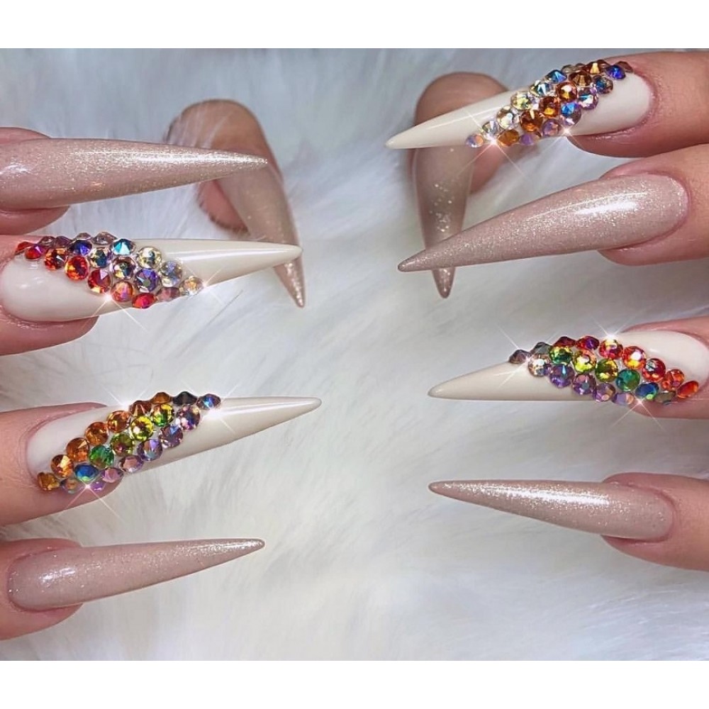 Кристали Дъга - Микс размери 1440бр AB07