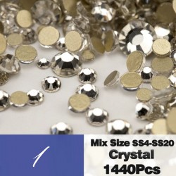 Кристали Микс размер-1440бр Различни цветове IL2427-foto2