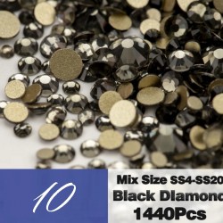 Кристали Микс размер-1440бр Различни цветове IL2427-foto11