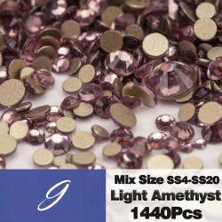 Кристали Микс размер-1440бр Различни цветове IL2427-foto10