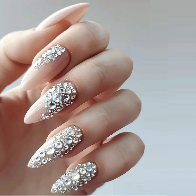 1440бр -Кристали Сребро 