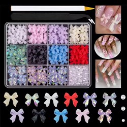 12 модела панделки за декорация+молив+пинсета