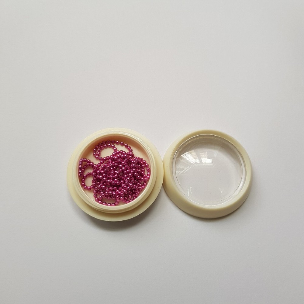 Декорация - кръгла кутийка верижка за декорация