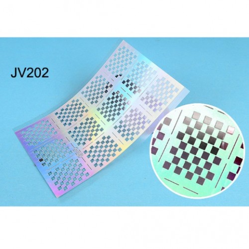 Шаблон винил различни форми за нанасяне на лак -jv202