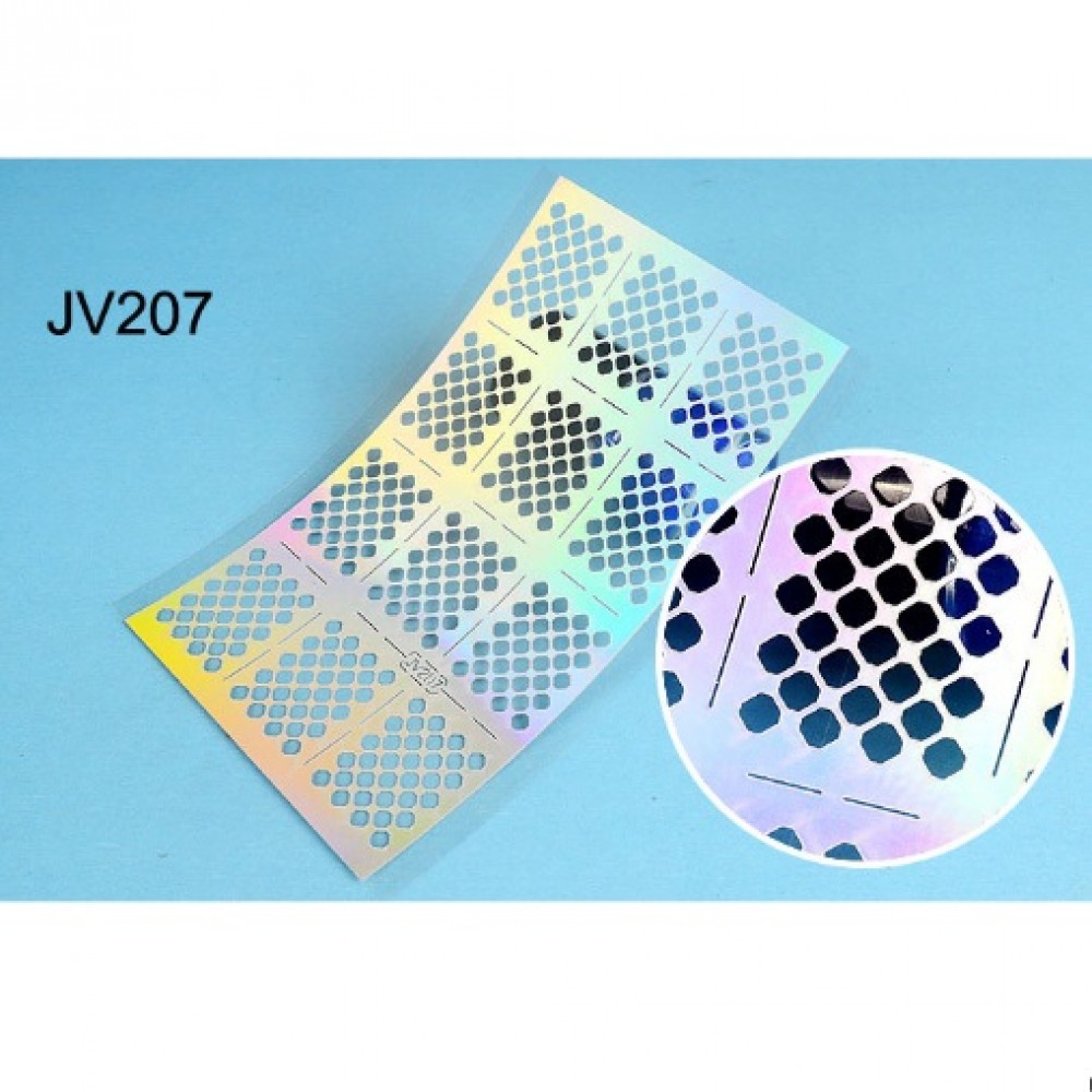 Шаблон винил различни форми за нанасяне на лак -jv207