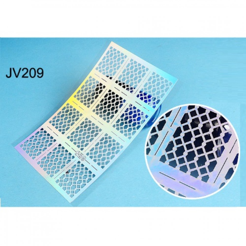 Шаблон винил различни форми за нанасяне на лак -jv209