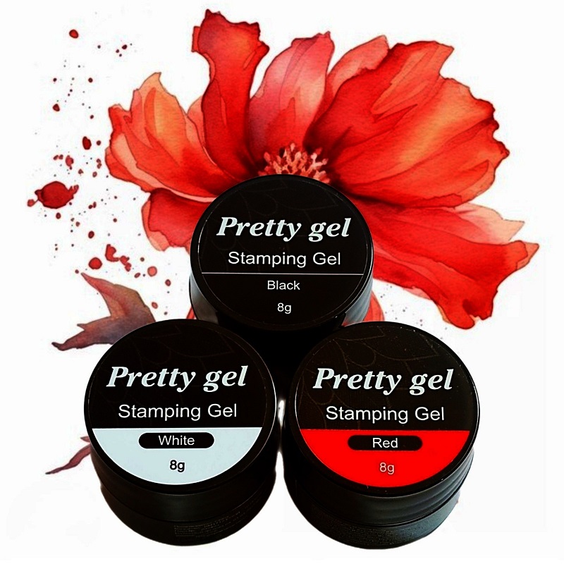 Професионален гел за печати Pretty в кутийка - изберете цвят