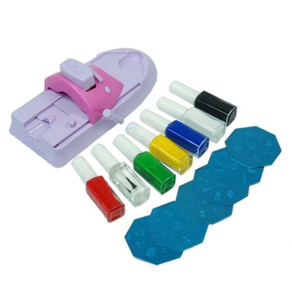 Комплект машинка за печати + 7 лака и 6 пластини