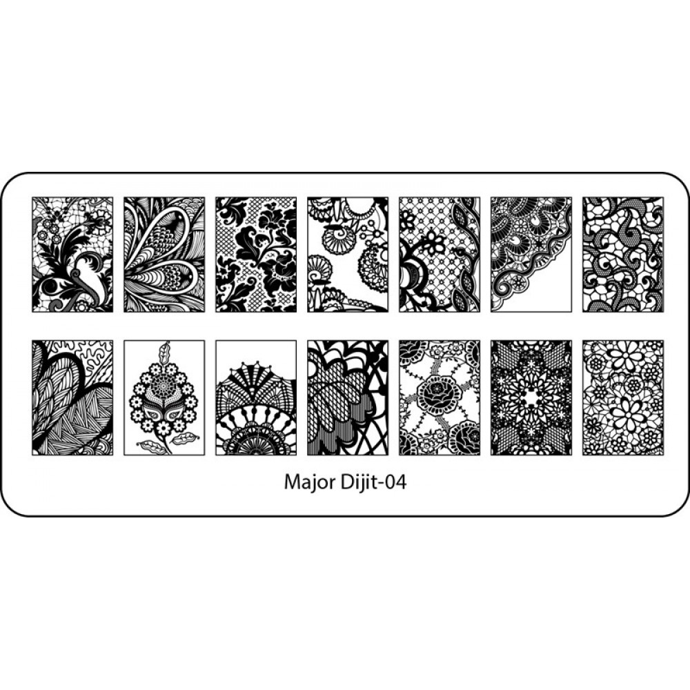 Пластина за печат Major Dijit изберете модел