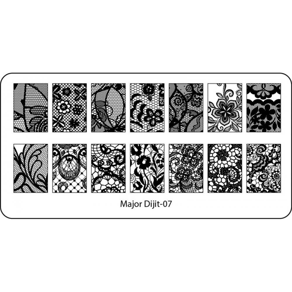 Пластина за печат Major Dijit изберете модел