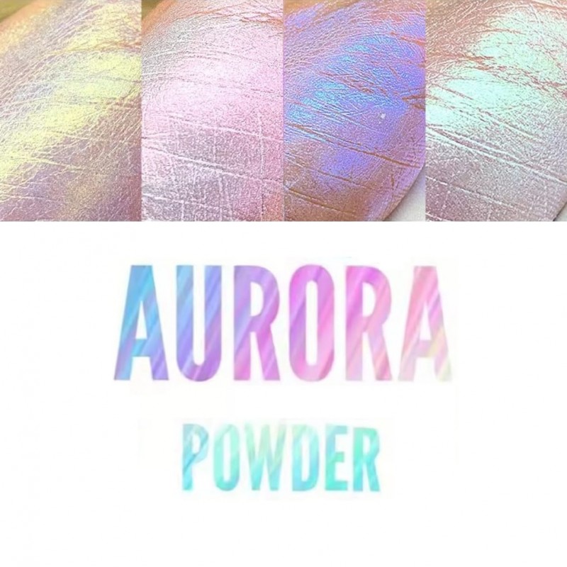 4 нюанса Пигмент AURORA – Синьо, Зелено, Златно, Бяло