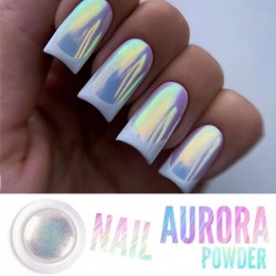 4 нюанса Пигмент AURORA – Синьо, Зелено, Златно, Бяло