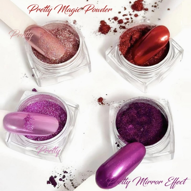 Комплект Pretty Огледални Пудри 4бр. PIN 306