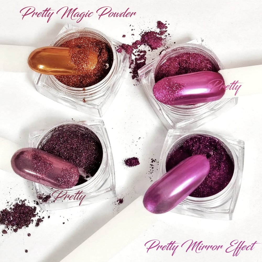 Комплект Pretty Огледални Пудри 4бр. PIN 305