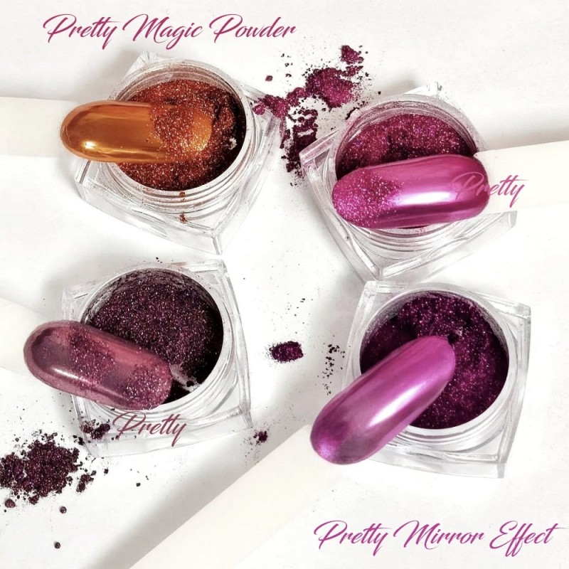 Комплект Pretty Огледални Пудри 4бр. PIN 305