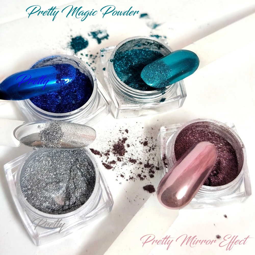 Комплект Pretty Огледални Пудри 4бр. PIN 303