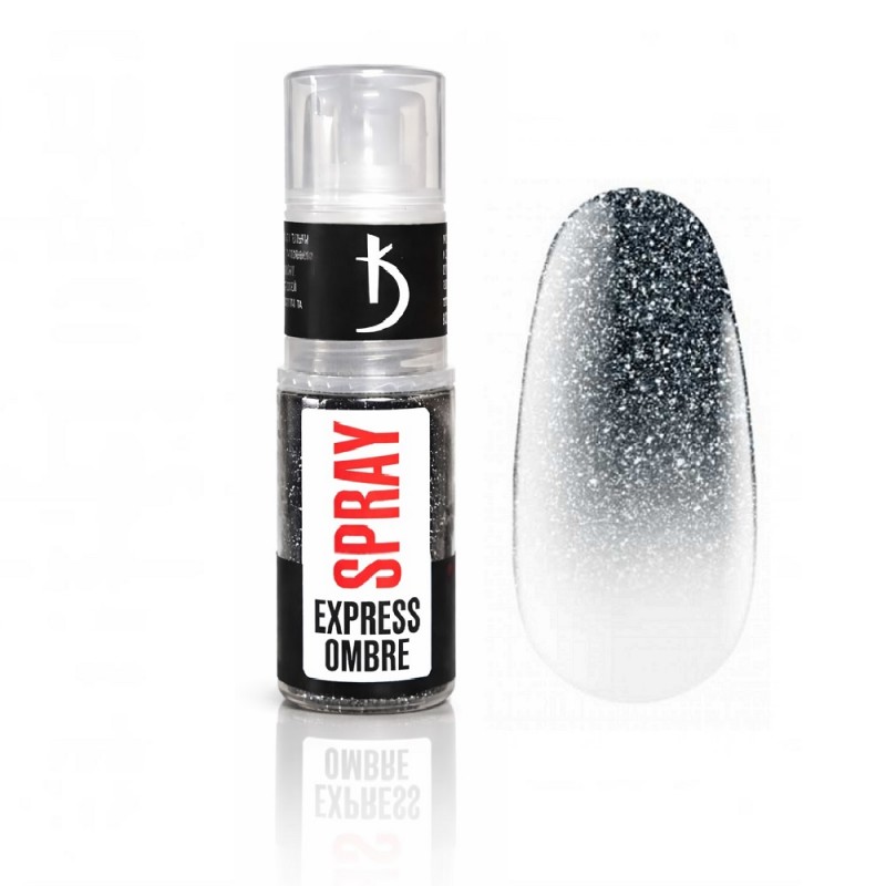 Express Омбре СПРЕЙ Kodi - 08 СребристоЧерен