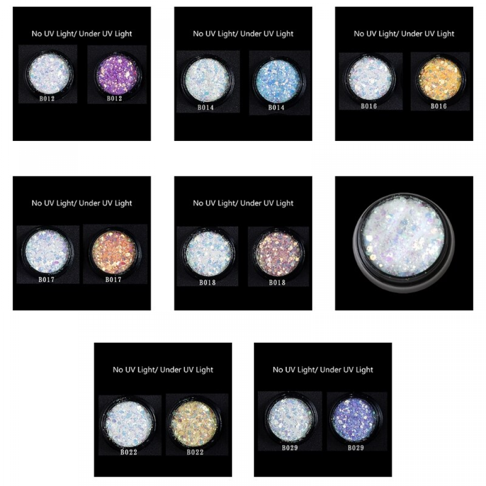 Фото хромни декорации- променящи цвета си