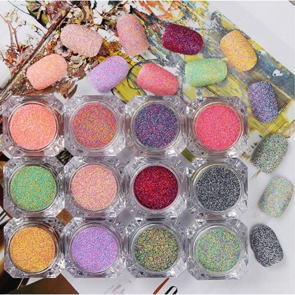 12 цвята пясъчен ефект