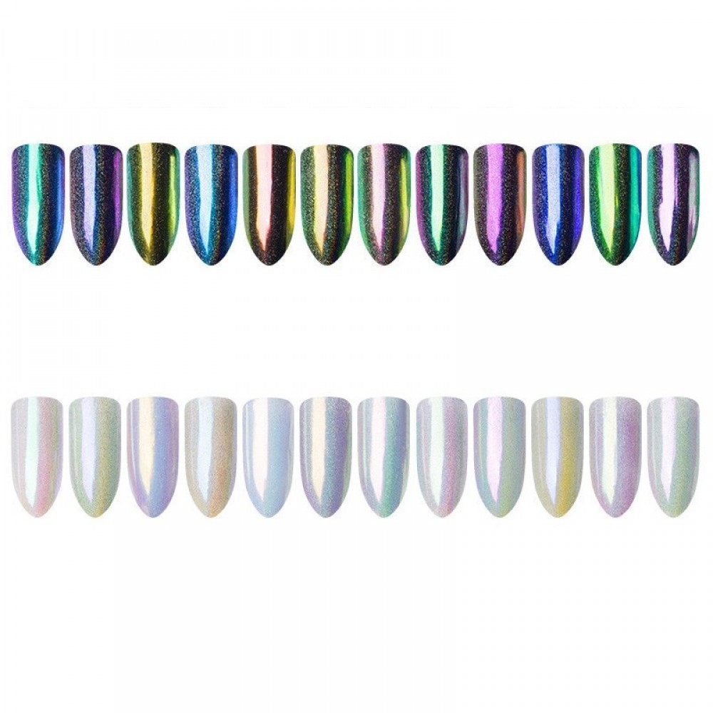 Сет 12 цвята пигмент русалка