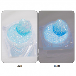 Светеща пудра със захарен ефект - 6 цвята-foto3