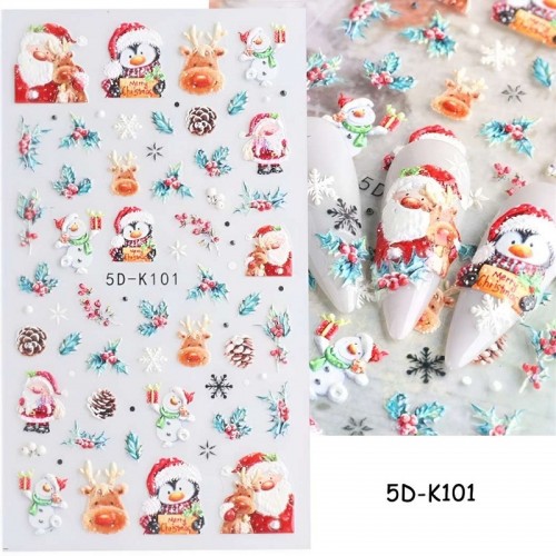 5D Коледни стикери K 101