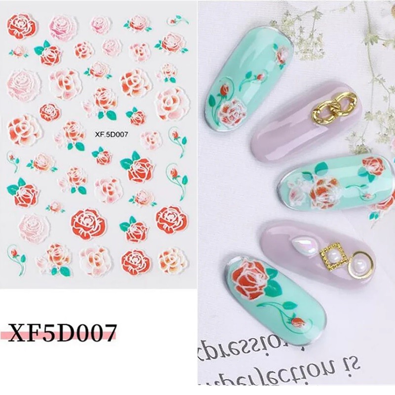 5D стикери Цветя серия XF