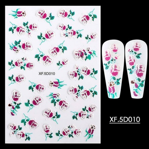 5D стикери Цветя серия XF10