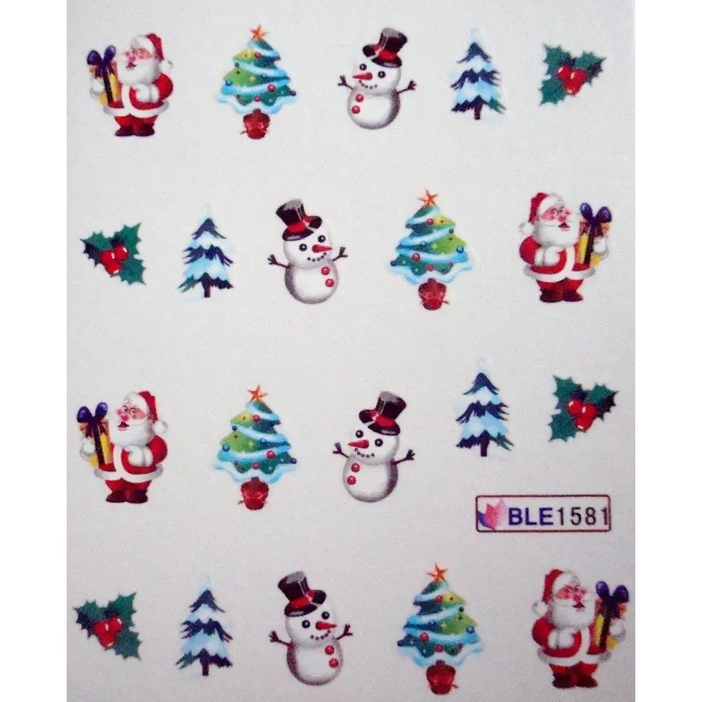 Коледни ваденки за нокти BLE 1581