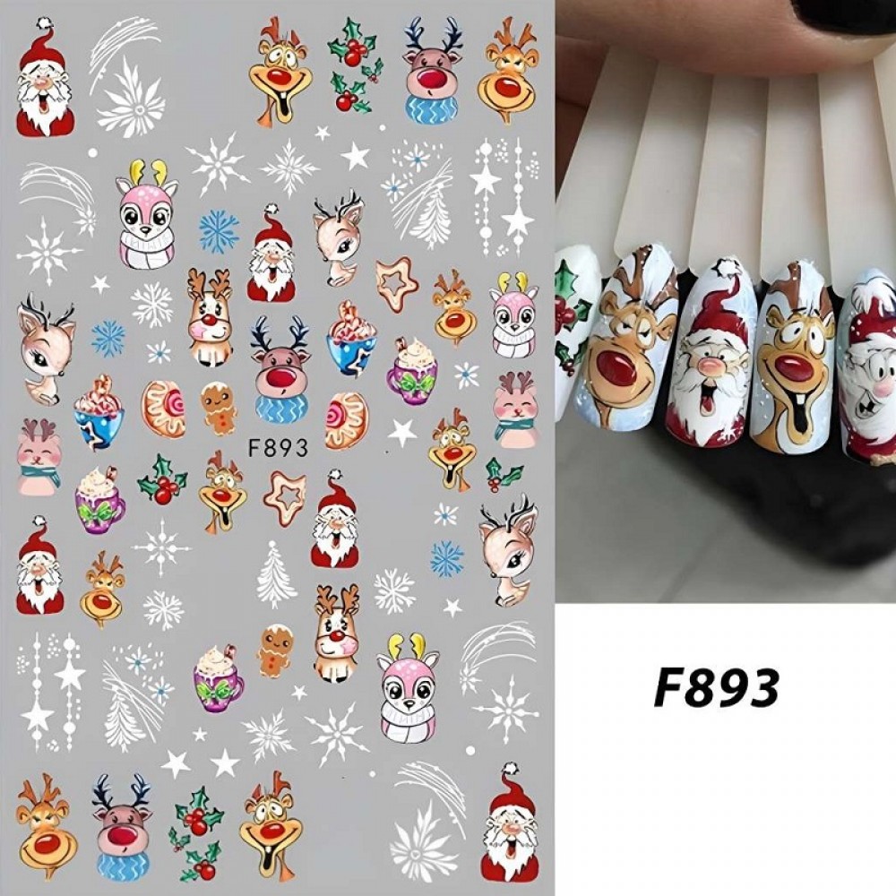 Коледни стикери F893