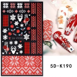 5D Коледни стикери K190