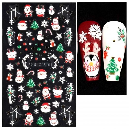 5D Коледни стикери K 195