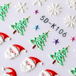 5D Коледни стикери K 106-foto2