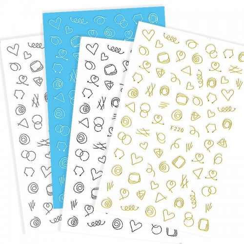 Стикер за маникюр F220